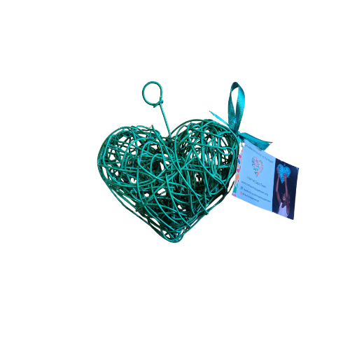 Green Wire Heart (10cm)